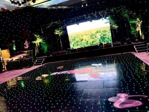 Starlit Led Black Dance Floor