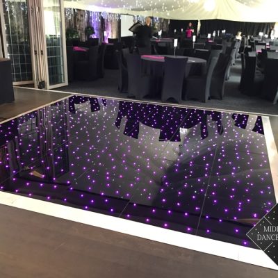 12ft Black Starlit Dancefloor