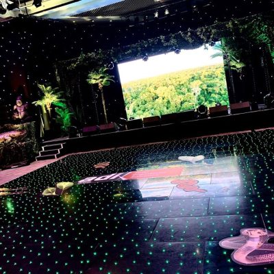 Starlit Led Black Dance Floor