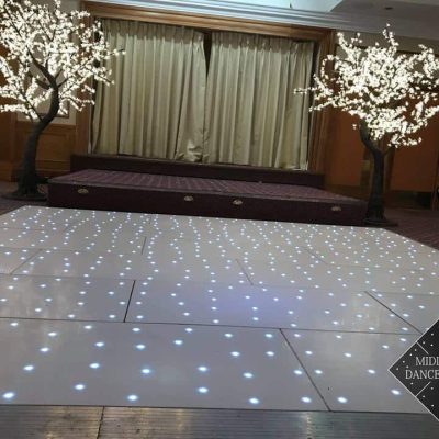 White Starlit Led Dance Floor Birmingham